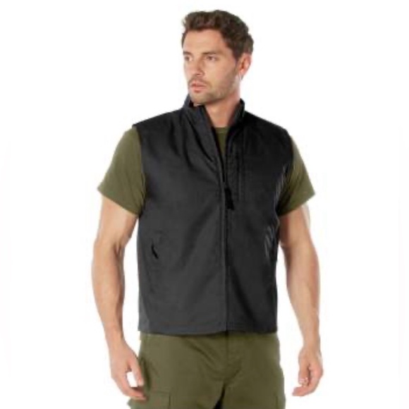 ROTHCO Undercover Travel Vest Size XL Black 12 pockets Secret Carry Discreet CCW - Picture 2 of 10